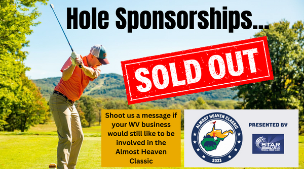 MtnrMedia's tweet photo. Hole Sponsorships for the #AlmostHeavenClassic are officially SOLD OUT!
& there's only ONE golf team spot left!!
Can't wait to showcase these West Virginia businesses!
#wv #wvgolf #smallbusiness #westvirginia #canaanvalley #daviswv #almostheaven https://t.co/E5gVYWg3NE