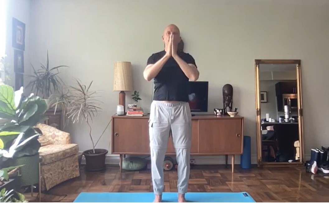 This week in the #ExerciseSnack Studio in TWIC … Half Sun Salutations with <a href="/gregklymcoach/">Greg Klym Coaching</a>! It’s not just a great way to develop inner and outer strength, it will help you be more productive and help you feel better all day, every day! #MindfulMovement #WellnessIntelligence