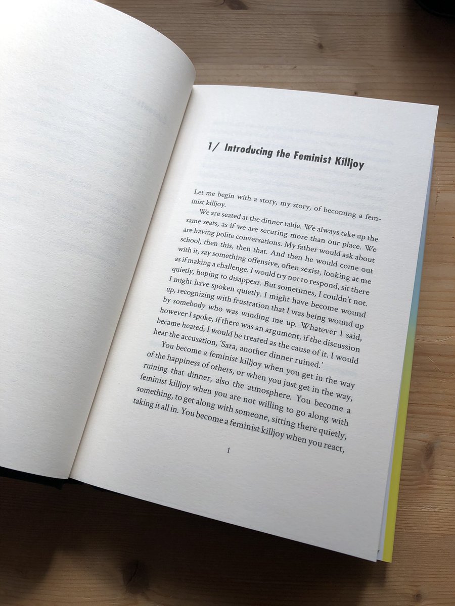 The Feminist Killjoy Handbook by Sara Ahmed just arrived! I am looking forward to reading it! @SaraNAhmed #thefeministkilljoyhandbook #wearefeministkilljoys #killjoysolidarity #activism