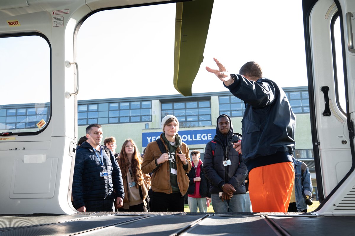 YeovilCollege's tweet image. This National Careers Week, we are reflecting back to when @LDO_Helicopters landed their AW149 in the heart of Yeovil College. 

#Changinglives #WEIoT #StrongerTogether 💙