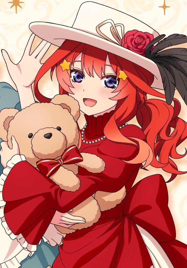 砂誠リチャオブライエンさんがTwitterに投稿した中野五月(五等分の花嫁)のイラスト。