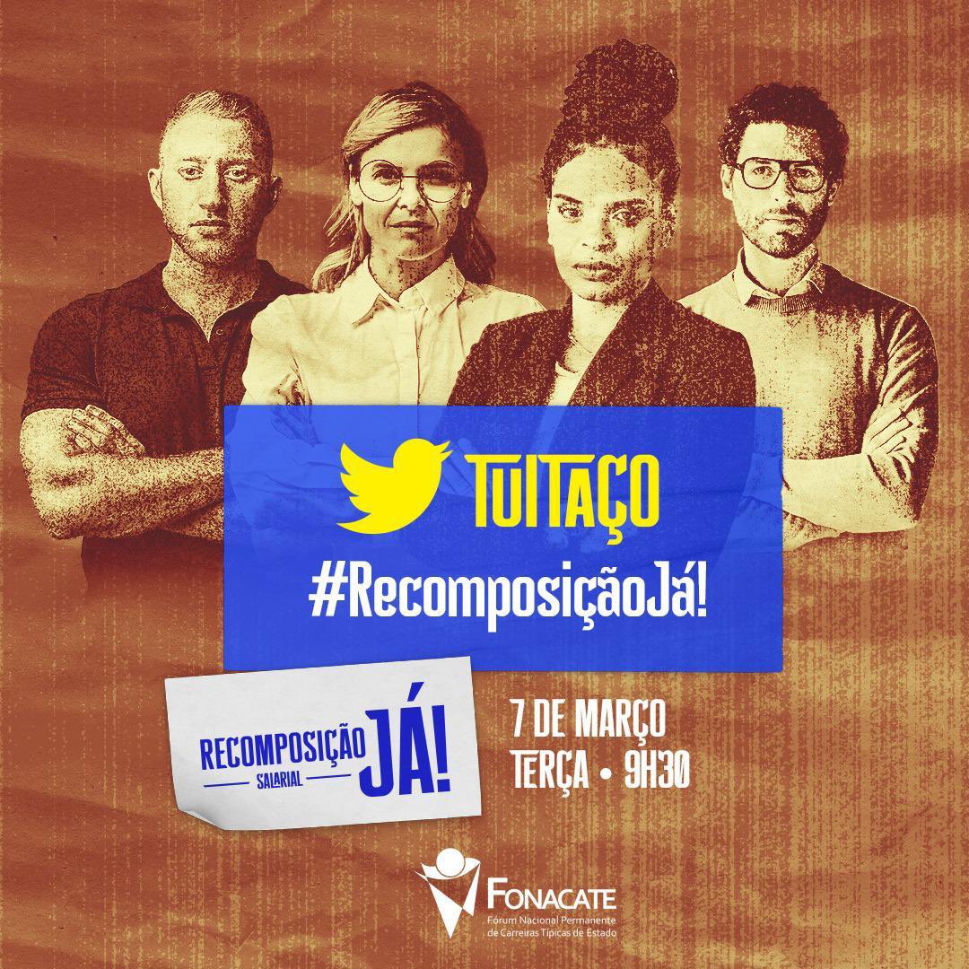 Os servidores públicos federais são os pilares da democracia e devem ser valorizados.
#RecomposiçãoJá

<a href="/edweck_rj/">Esther Dweck</a> <a href="/LulaOficial/">Lula</a> <a href="/simonetebetbr/">Simone Tebet</a> <a href="/Haddad_Fernando/">Fernando Haddad</a> <a href="/Fonacate/">Fonacate</a> <a href="/rudinei_marques/">Rudinei Marques</a>