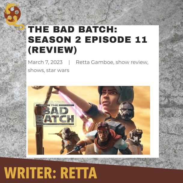 needlesslynerdy's tweet photo. Check out our latest article from Retta reviewing #TheBadBatch episode 10 by reading it on our blog https://t.co/upec7kZwdx
.
.
.
.
#needlesslynerdy #starwars #marvel #mcu #DC #HarryPotter #TheBadBatch #dungeonsanddragons #antmanandthewaspquantumania #themandalorianseason3 https://t.co/BS7ibSN9ED