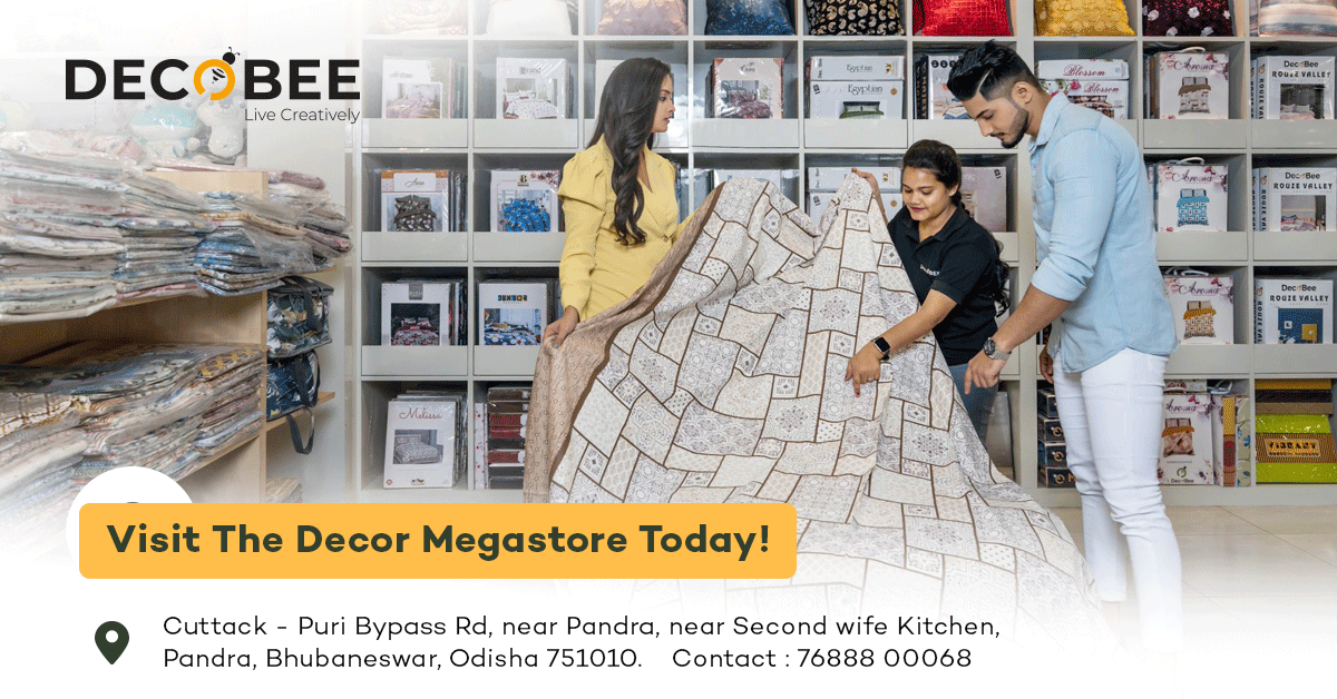 DecobeeIndia's tweet photo. Wrap yourself in luxury with our premium bedding combos at prices that will leave you wanting more. 😍

#Odisha's Home Decor #Megastore has a premium collection at competitive prices. 🐝🏠💛

#LiveCreatively #DecobeeHomes https://t.co/t59MKTbhvQ