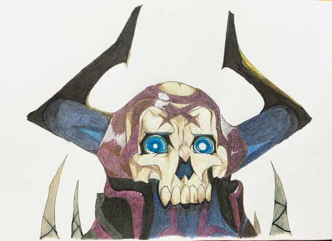 山の翁を描きました。#FGO 