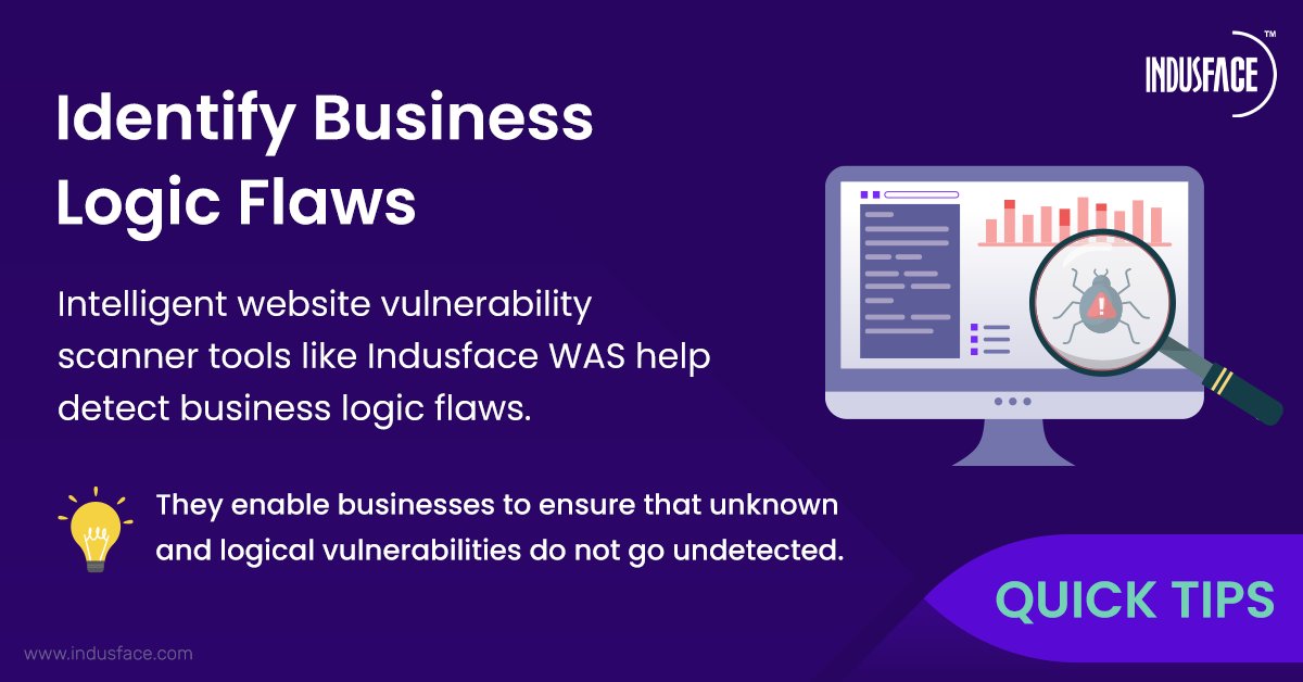 Indusface's tweet image. #webapplicationscanning #businesslogicflaws #vulnerabilityscanner #vulnerabilities #appscanning #cybersecurity #indusfacewas #indusface