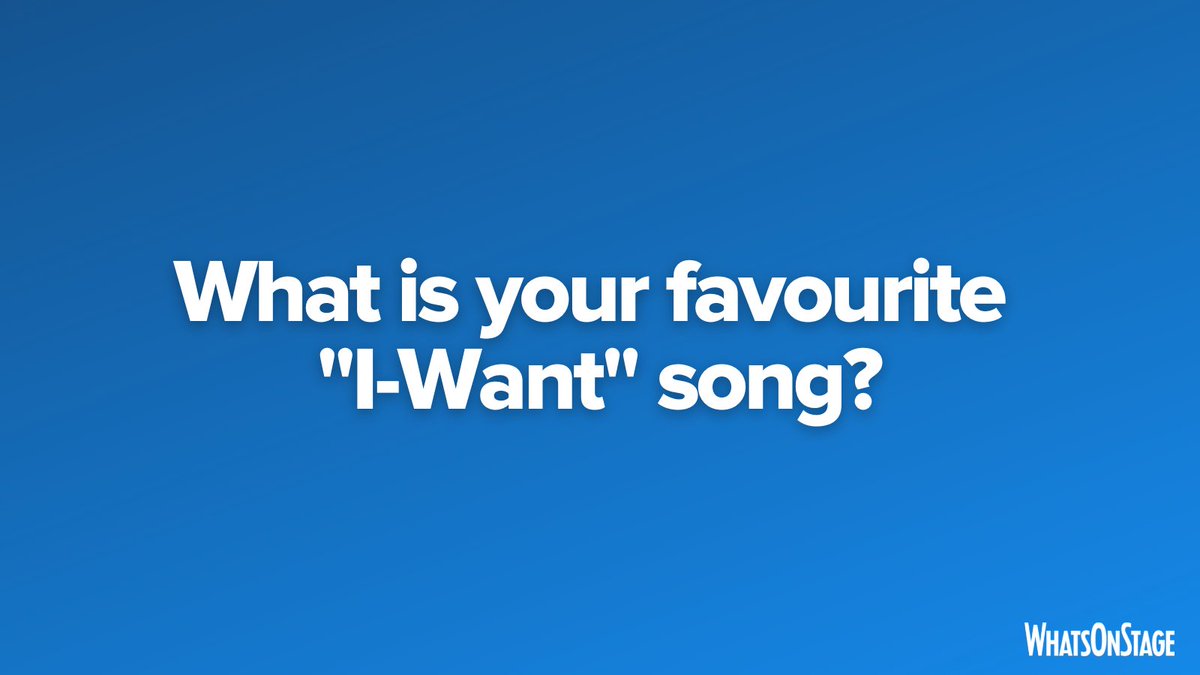 WhatsOnStage tweet media