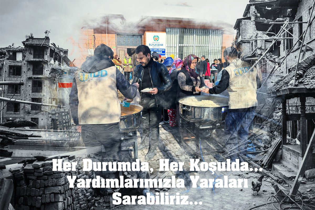 Depremden etkilenen bölgelere az çok demeden tüm imkânlarımızı seferber ederek her koşulda yardımlarımızı sunmaya gayret gösteriyoruz.

#deprem
#türkiye