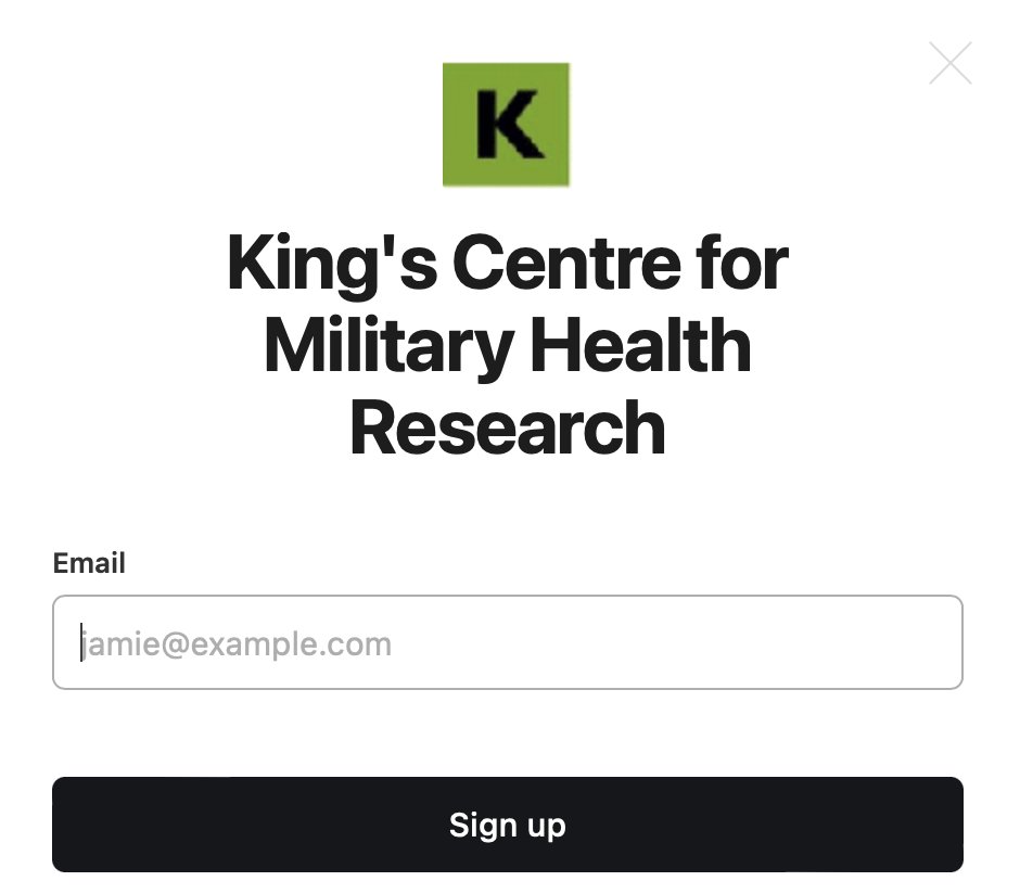 Want to keep up-to-date with our research? Join our mailing list! Head over to kcmhr.org and hit the subscribe button