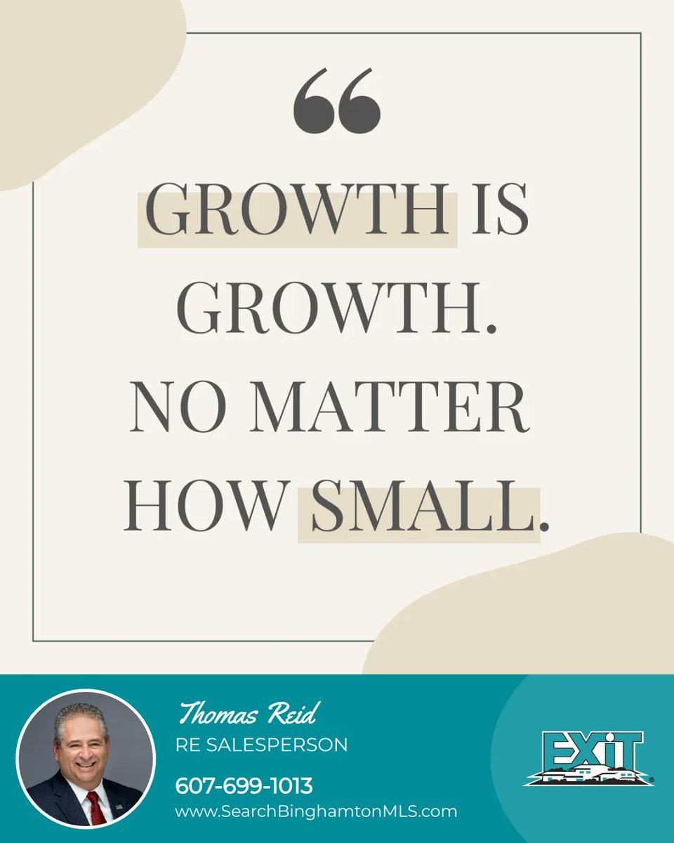 No matter how big or small, any positive change is a step toward growth! Keep going, and don't give up.
#Growth #Inspiration #Positivity #CrushingGoals #Binghamton #exitrealty #binghamtonhomes #southerntier #iguide #iguideexpert #floorplans #3dtours