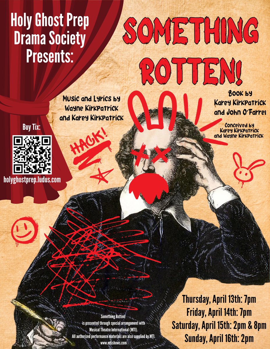 Tickets available March 20th! holyghostprep.ludus.com #hgpdrama