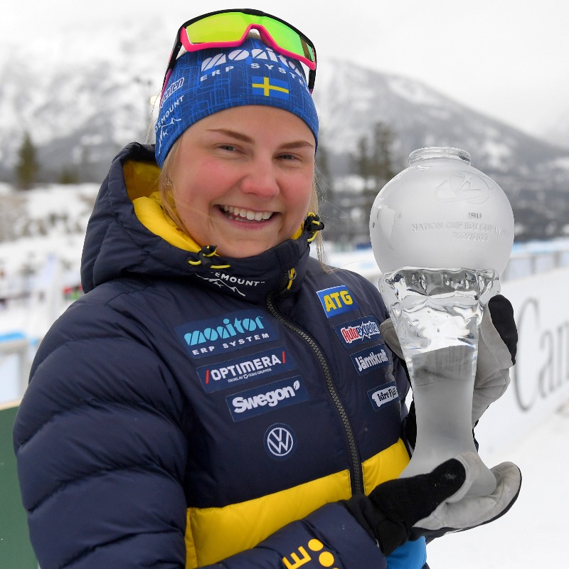 IBU_CUP's tweet photo. This is how you make a comeback! 💪🏼 After missing the entire 21/22 season, Tilda Johansson wowed everyone with the IBU Cup total score win this winter. Check out the story with her to get to know the Swede better ⤵️

#biathlon #biathlonworld #biathlonfamily