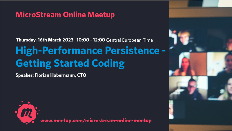 microstreamOne's tweet image. This Thursday, 16th March, 10:00 -12:00 CET, #MicroStream Online-Meetup Live: &quot;High-Performance Persistence - Getting Started Coding&quot; by @MarkusKett @FHHabermann 

Register free: bit.ly/3L6qQoi

#Persistence #InMemoryDatabase #LazyLoading #Java8 #API