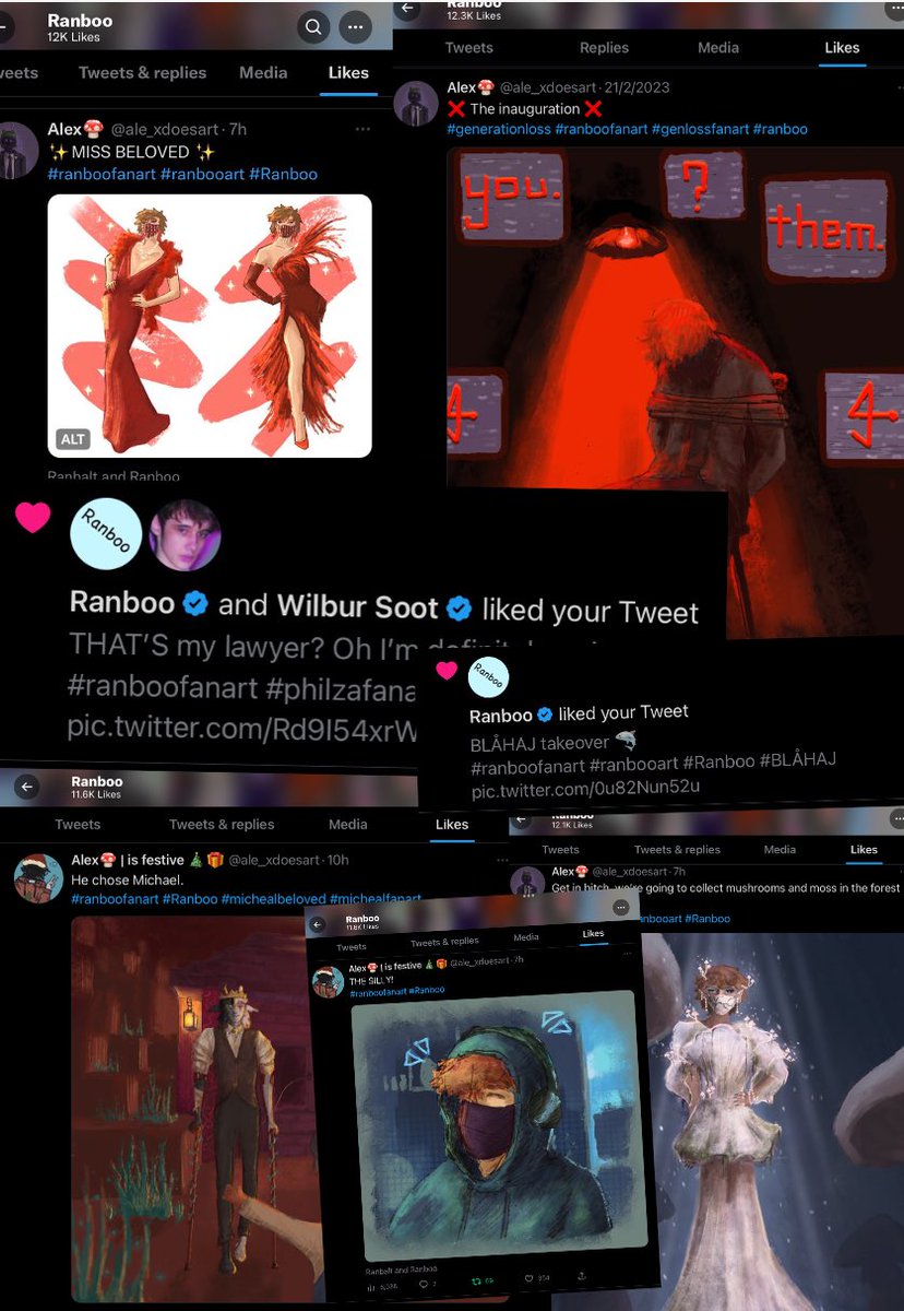 ale_xdoesart's tweet photo. @Ranboosaysstuff @ranaltboo
Dang that’s a lot of likes and no follows /lhj
Consider how much more often you’d see the sick and awesome art
#ranboofanart #ranbooyouveliked7ofmypostsdude #cutmesomeslack /j https://t.co/KOzQN1HnJY