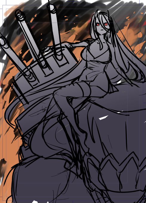 完成させない落書き 