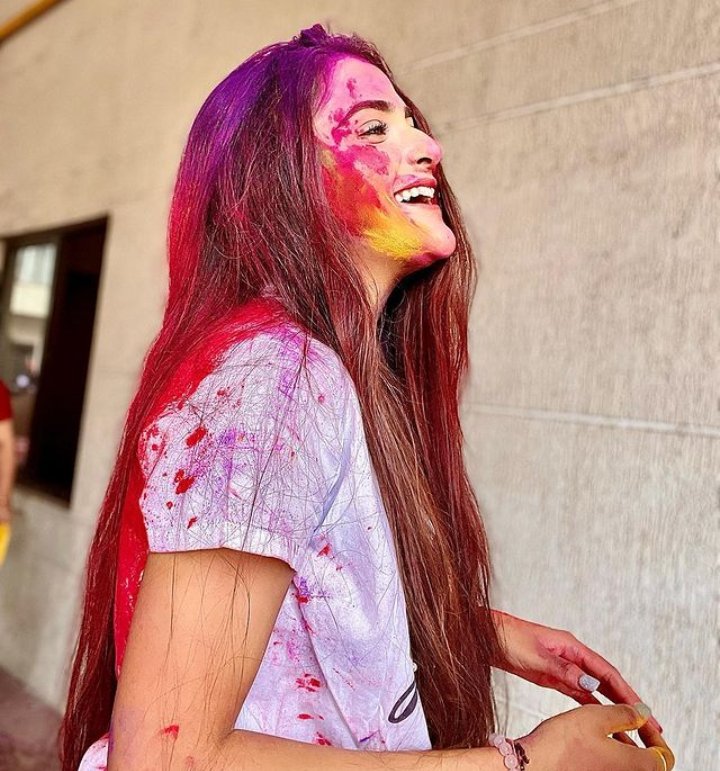 Happy Holi ppl!🎨💙💚💛💜🖤 #ShauryaAurAnokhiKiKahani #DebattamaSaha