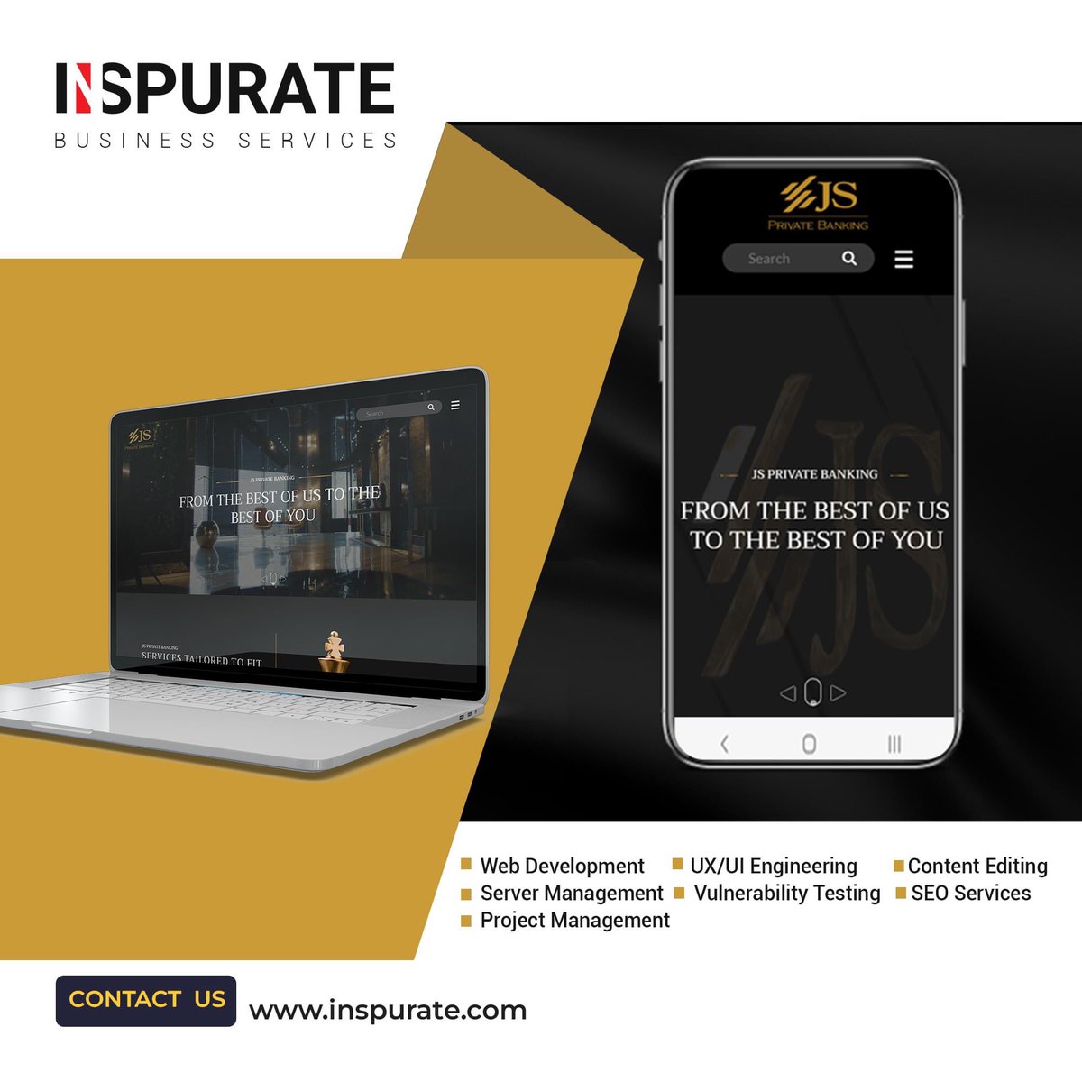 We are delighted to announce the launch of #JSPrivateBanking’s new digital presence, a service by #JSBank 

inspurate.com/js-private-ban…

#PrivateBanking #Banking #Inspurate #website #websevelopment