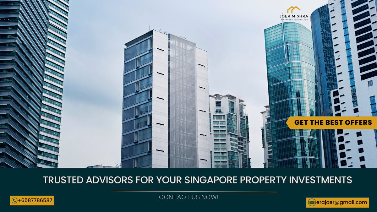 joer_mishra's tweet photo. Looking for a stress-free home buying or selling experience? Look no further! As a trusted and expert real estate agent, I am here to guide you every step of the way. Let's turn your real estate dreams into reality today."
#ExpertRealtor #realestate #singaporerealestate https://t.co/qPnn4Yqk6H