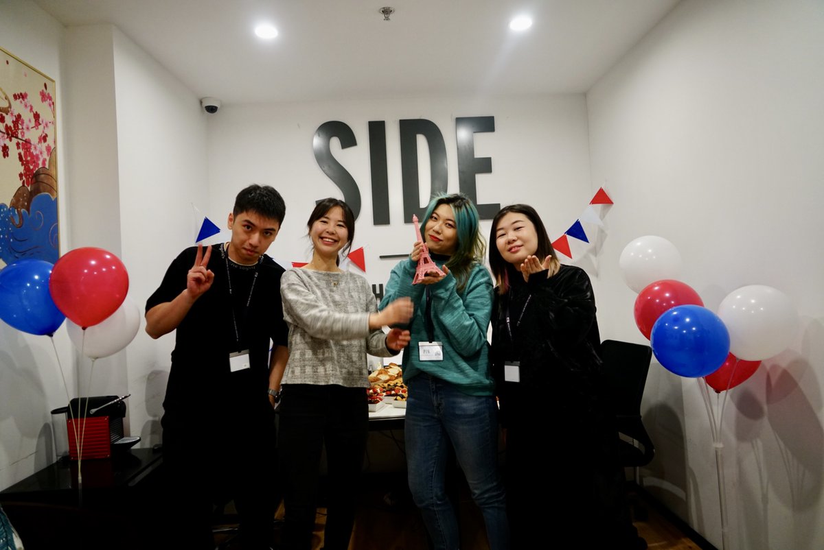 SideGlobal's tweet photo. Bonjour! 🥐💚🇫🇷
To celebrate the opening of our #SIDEParis studio,
our global teams joined in with a French-themed breakfast!
From Shanghai to London and LA, we enjoyed some traditional French delicacies to mark this exciting occasion.
#SIDEParis #GlobalTeam #Breakfast https://t.co/gKt5gxw1sR