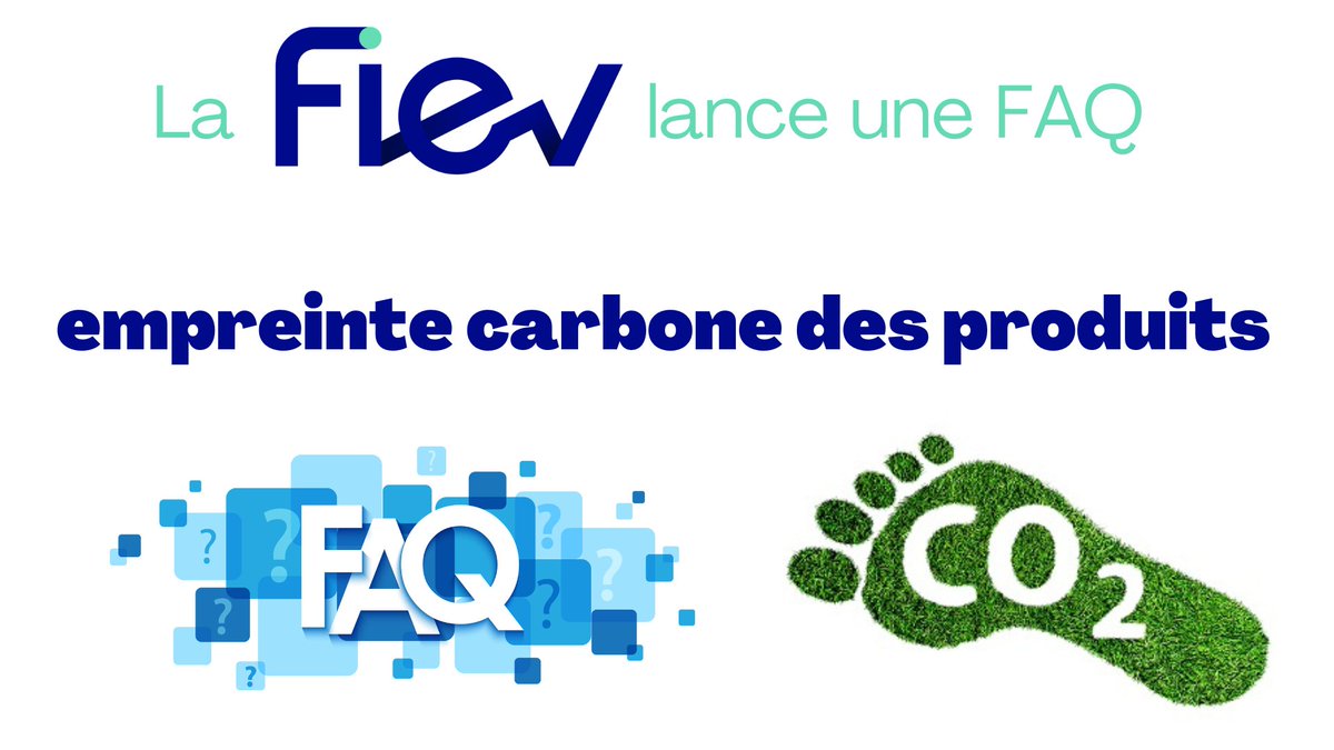 [Projet Empreinte carbone des produits]
📣 La FIEV lance une #FAQ communautaire ouverte à tous ses adhérents sur le sujet de l’empreinte carbone des produits👣🍃🌍.

Pour en savoir plus sur cette cellule de veille collaborative : cutt.ly/O8DHEUA

#CarbonFootprint