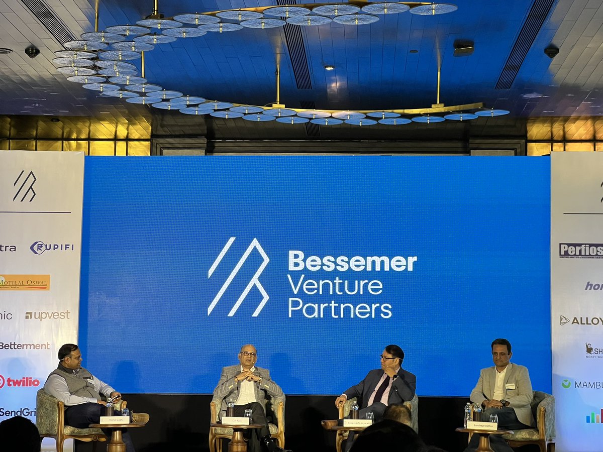 AnuragBegwani's tweet photo. @BessemerVPIndia great to host #fintech founders and banking leaders for our inaugural fintech event today. Amazing discussion on how to (not) to sell to banks. https://t.co/bs47WAgc6L