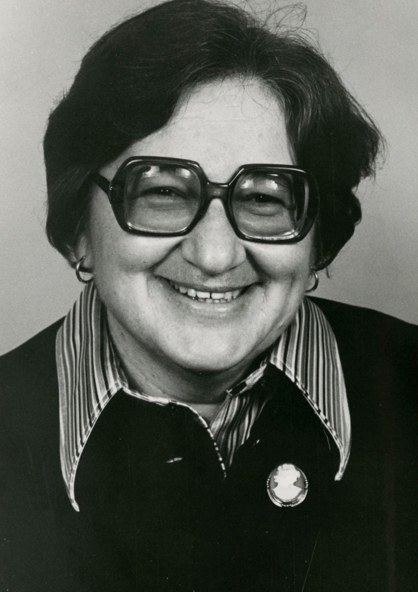 Dr. Minna Weinstein was hired in 1967 as one of the first two female professors <a href="/LaSalleUniv/">La Salle University</a>. Known as Mickey, she became the first female full professor in 1974. She also helped establish a women’s center on campus and created a course on women’s history. #WomensHistoryMonth
