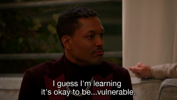 TotallyAravind's tweet photo. I definitely enjoyed Jaymes the most - he had the best confessionals and scenes! Joey seemed to be playing up for the cameras at first but by the end of the season, he comes across pretty endearing. While Curtis' story arc alone makes the show feel meaningful. #RealFriendsOfWeHo https://t.co/Lx8iRBOCTn