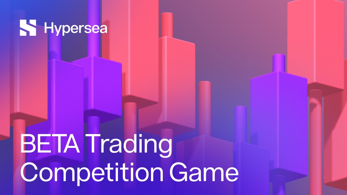 After months of work, we are very happy to tell you about our BETA testing Trading Competition Game launch on March 13th!🔥

In order to participate, join out TG chat: t.me/Hypersea_DEX_C…

#trading #Competition #Arbitrum