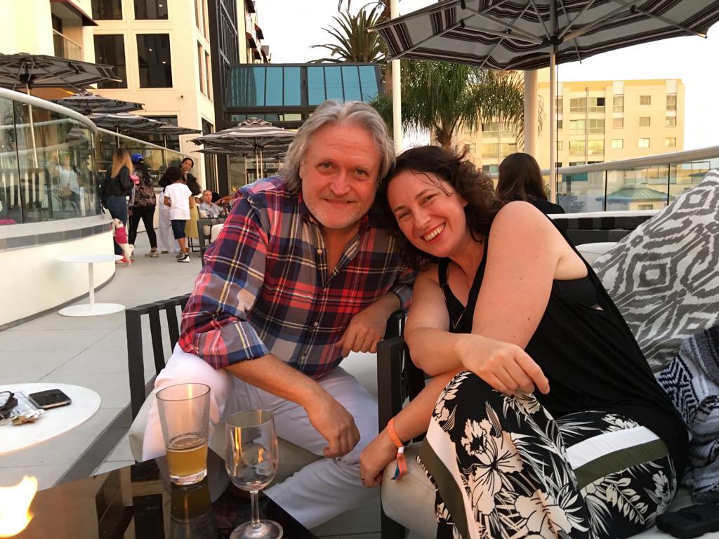 And so much more. 

I loved you mate and I always will. If there is another side, I hope to see you on it. My good and trusted friend. 

Vince - Holborn Studios - wasn’t it a really good laugh?

Photo: Richard McLaren with Marie McCartney, Los Angeles, October 2016 
3/3