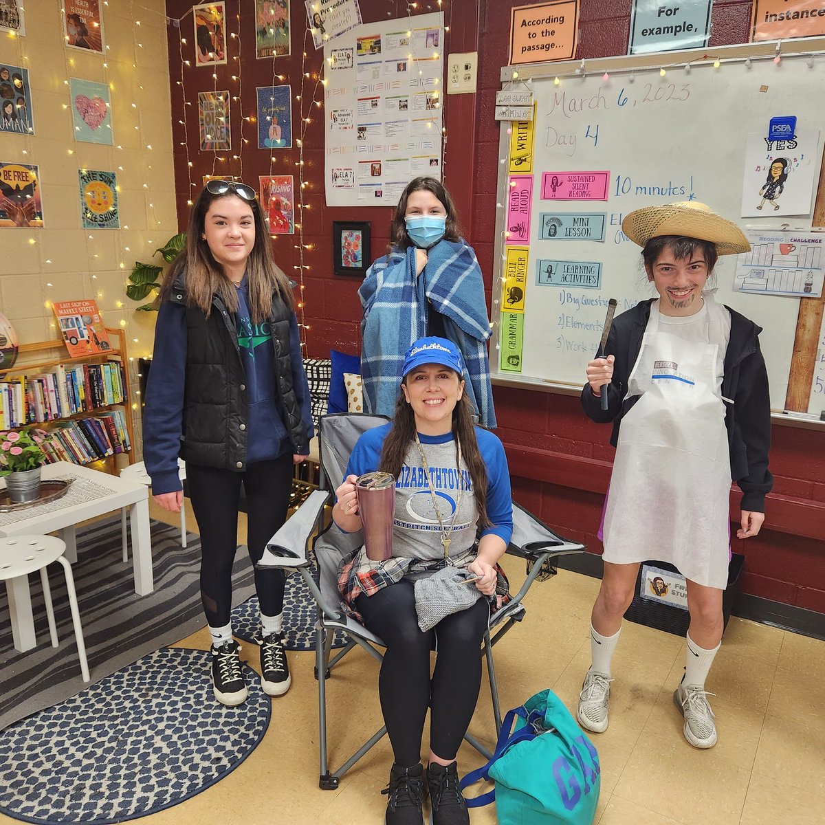 Homeroom 115's "Soccer Moms" and "Grill Dads"! 😂 

#cmsspiritweek #spiritweek <a href="/hempfield/">Hempfield SD</a>