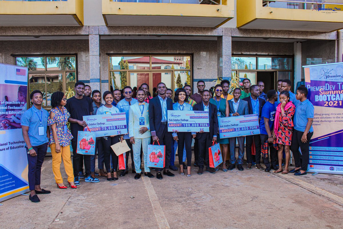 The PremierDev Tech Solutions Challenge brings together young developers around Cameroon for a day of exchanging ideas on how to address pertinent challenges with technology solutions.

Apply today to join us in Yaounde through this link: bit.ly/3YJYu7m