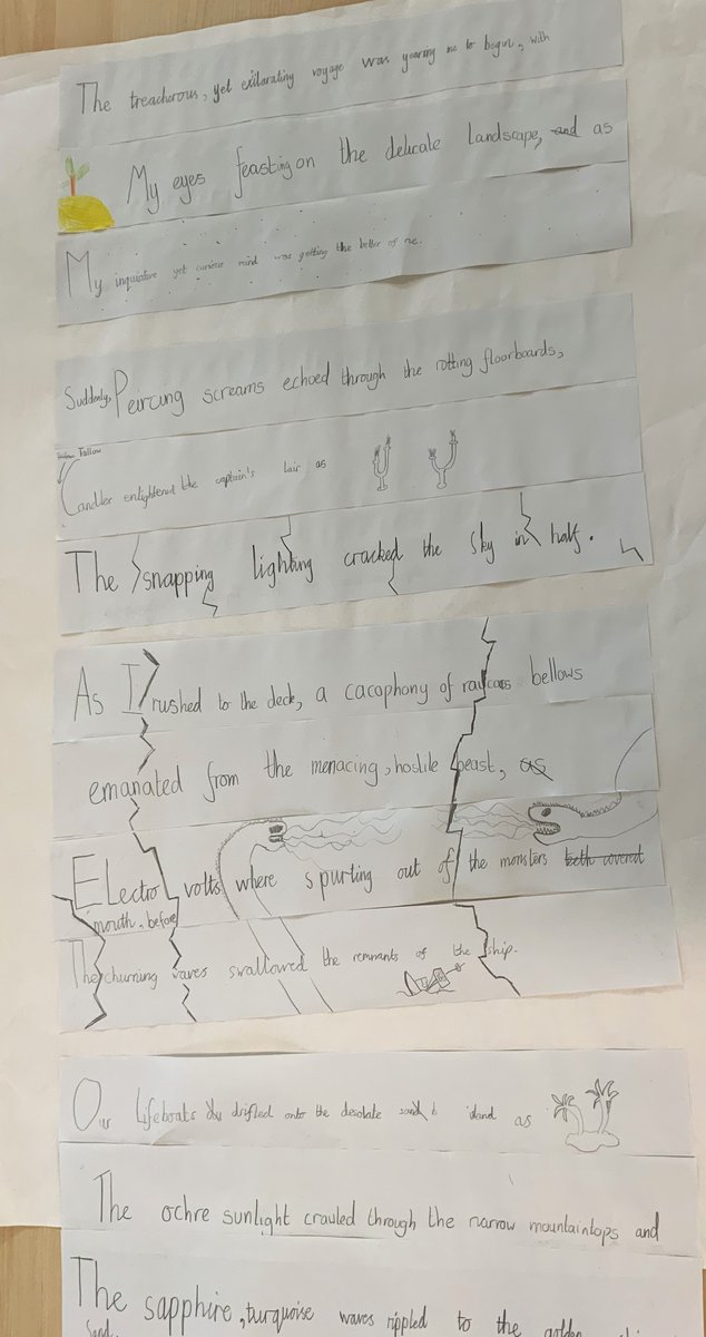 WeltonPrimary's tweet photo. Some outstanding examples of atmospheric, pirate themed soundscapes being created across school today. #igniteaspark #creativewritingday #inspire #poetry @RusticusTheatre https://t.co/G0QY6lQ5V5