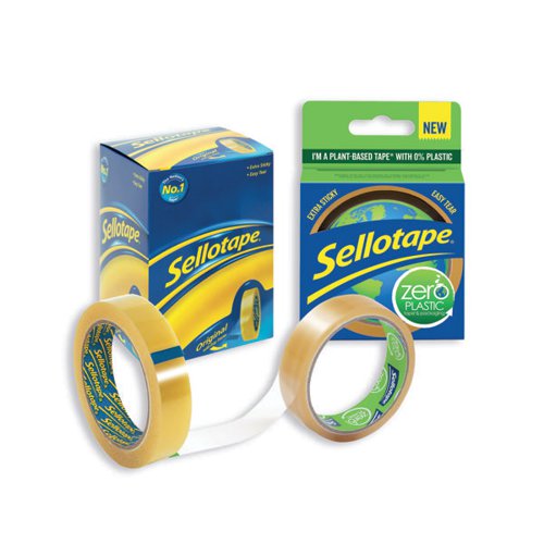 FOC Zero Plastic Tape - *boxofficesupplies.co.uk/sellotape-gold…*