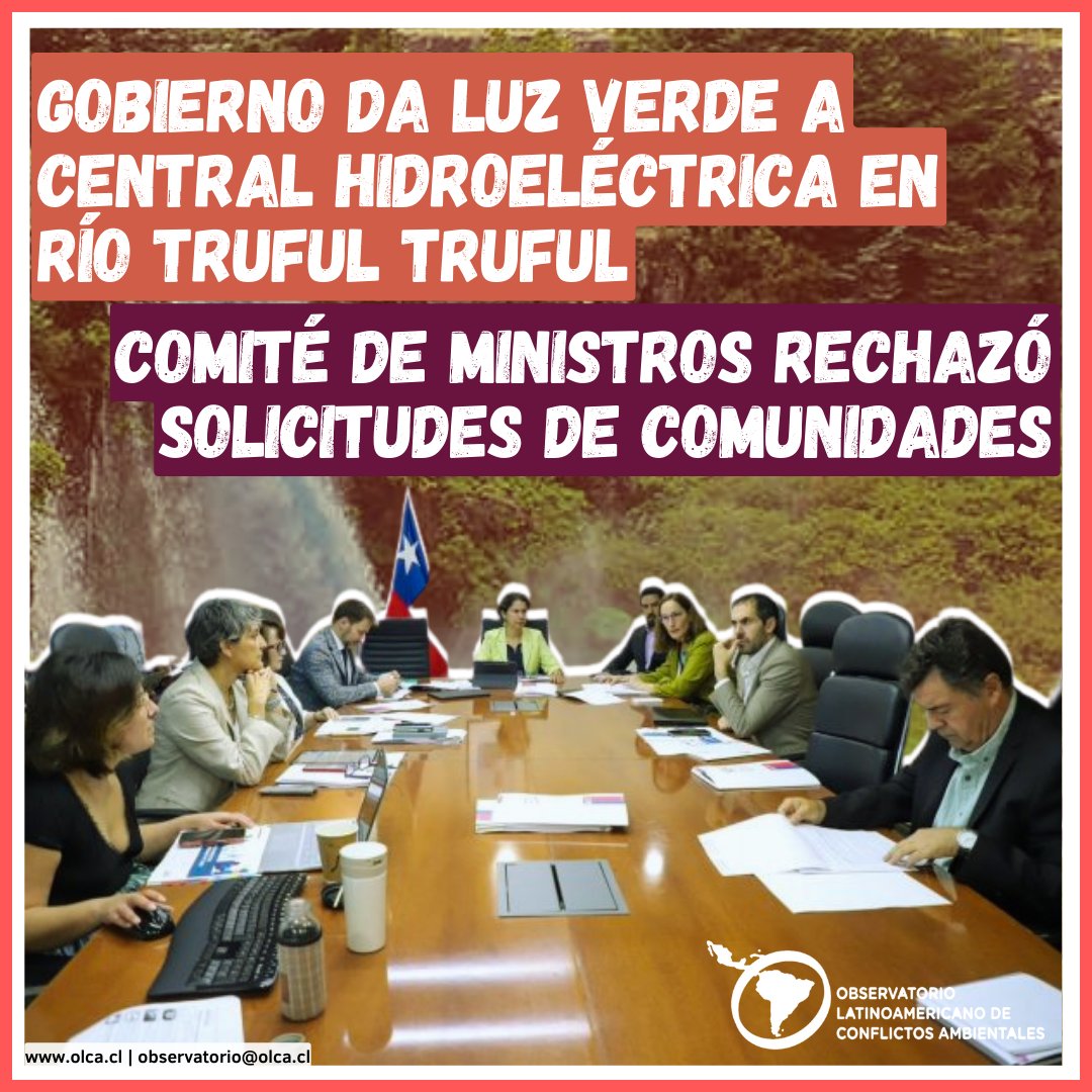 Obs. Latinoamericano de Conflictos Ambientales tweet media