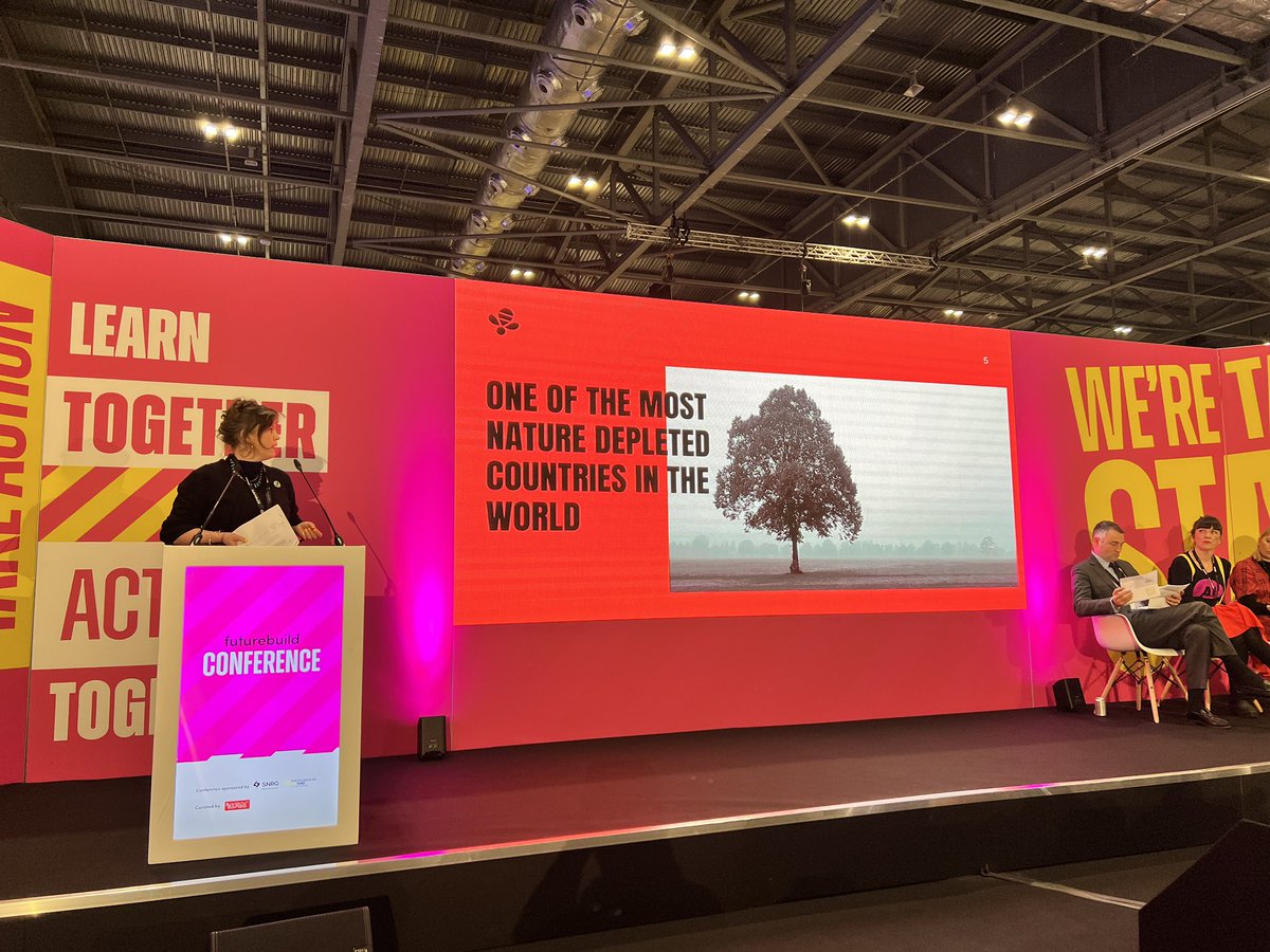 Fact: The UK is one of the most nature depleted countries in the world.

Great to hear from Dr Amy McDonnell from @cebill_now (Zero Hour) - which we are staunch supporters of here at @averyandbrown 🌍 

@FuturebuildNow #FutureBuild2023