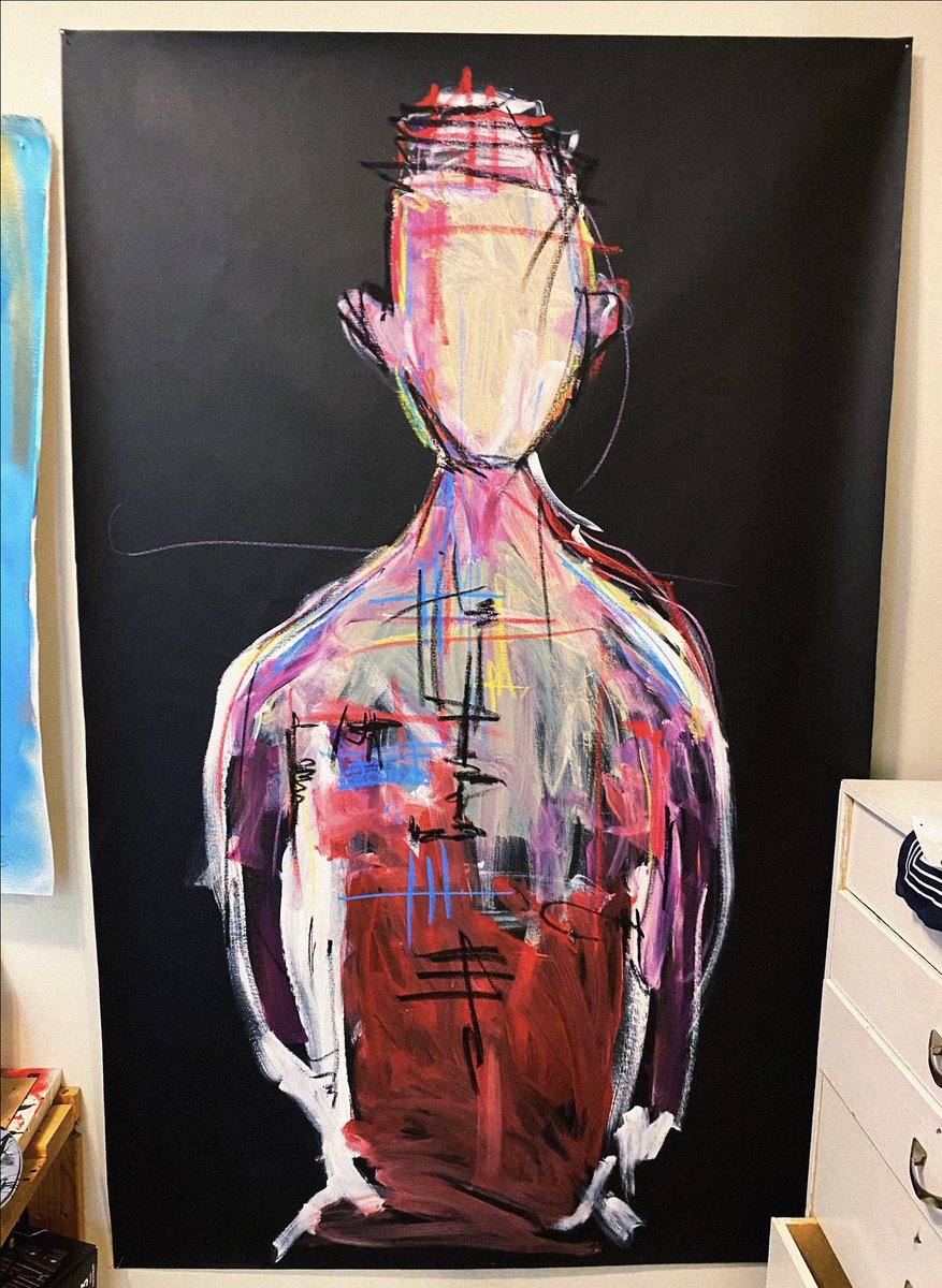 Self Portrait
Acrylic and oil stick on 36” x 56” canvas.
March 2023. 
#painting #neoexpressionism #abstract #art #artist #acrylic #mixedmedia #oilstick