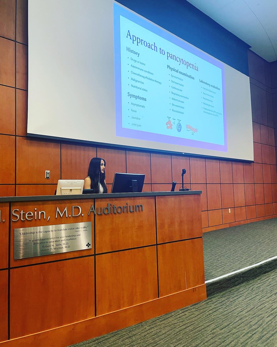 ACMC IM Residency (@acmcimres) on Twitter photo Congrats to PGY-3 <a href="/r_aleman93/">Roxanne Aleman, MD</a> for 💯/💯 Clinical Pathology Conference
Dr. Aleman taught us about AML diagnosis and treatment 🩸💉, neutropenic fever 🌡️and pulmonary aspergillosis 🩻
#weareacmc #christimres #acmcimres #clinicalpathologyconference Congrats to PGY-3 <a href="/r_aleman93/">Roxanne Aleman, MD</a> for 💯/💯 Clinical Pathology Conference
Dr. Aleman taught us about AML diagnosis and treatment 🩸💉, neutropenic fever 🌡️and pulmonary aspergillosis 🩻
#weareacmc #christimres #acmcimres #clinicalpathologyconference