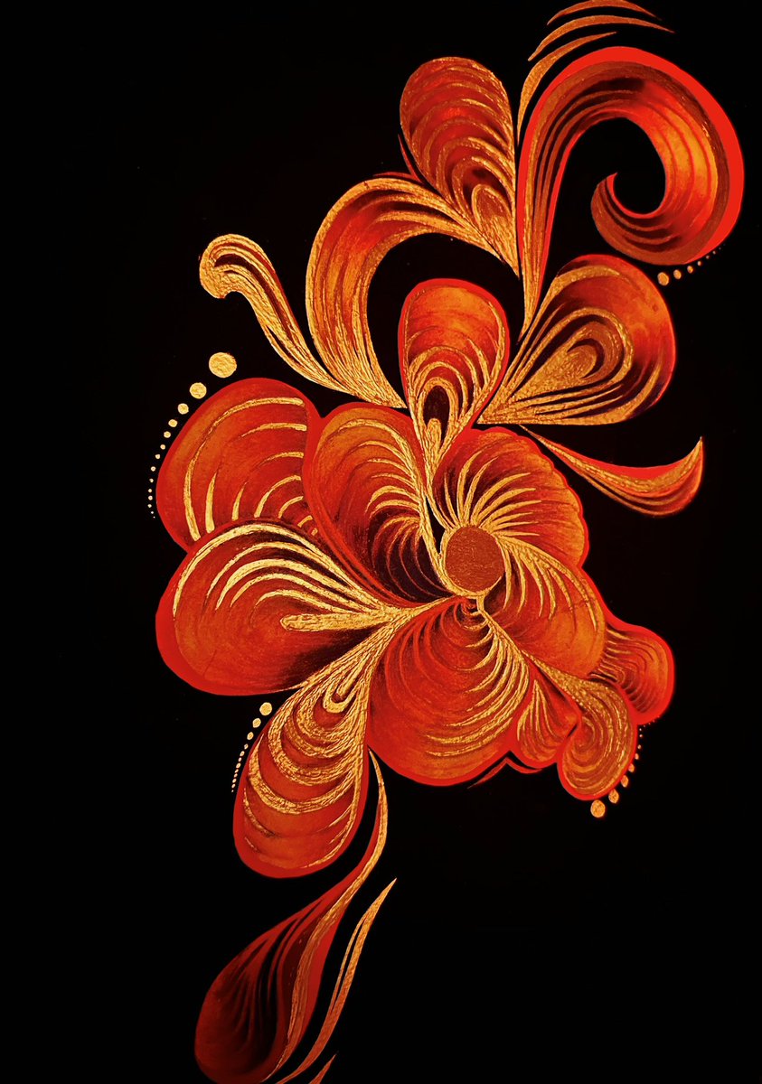 j3ssicuh_x's tweet photo. “Fiery Bloom” 

Unleash the brilliant fire burning inside of you ✨🧘‍♀️

16x20 

Colored pencil with Gold ink on Canson black art board 

Check out more of my work on my Instagram 🌸 I follow any artists back ! 

https://t.co/V7NOTKf0u3 https://t.co/CUaVAvxrQq