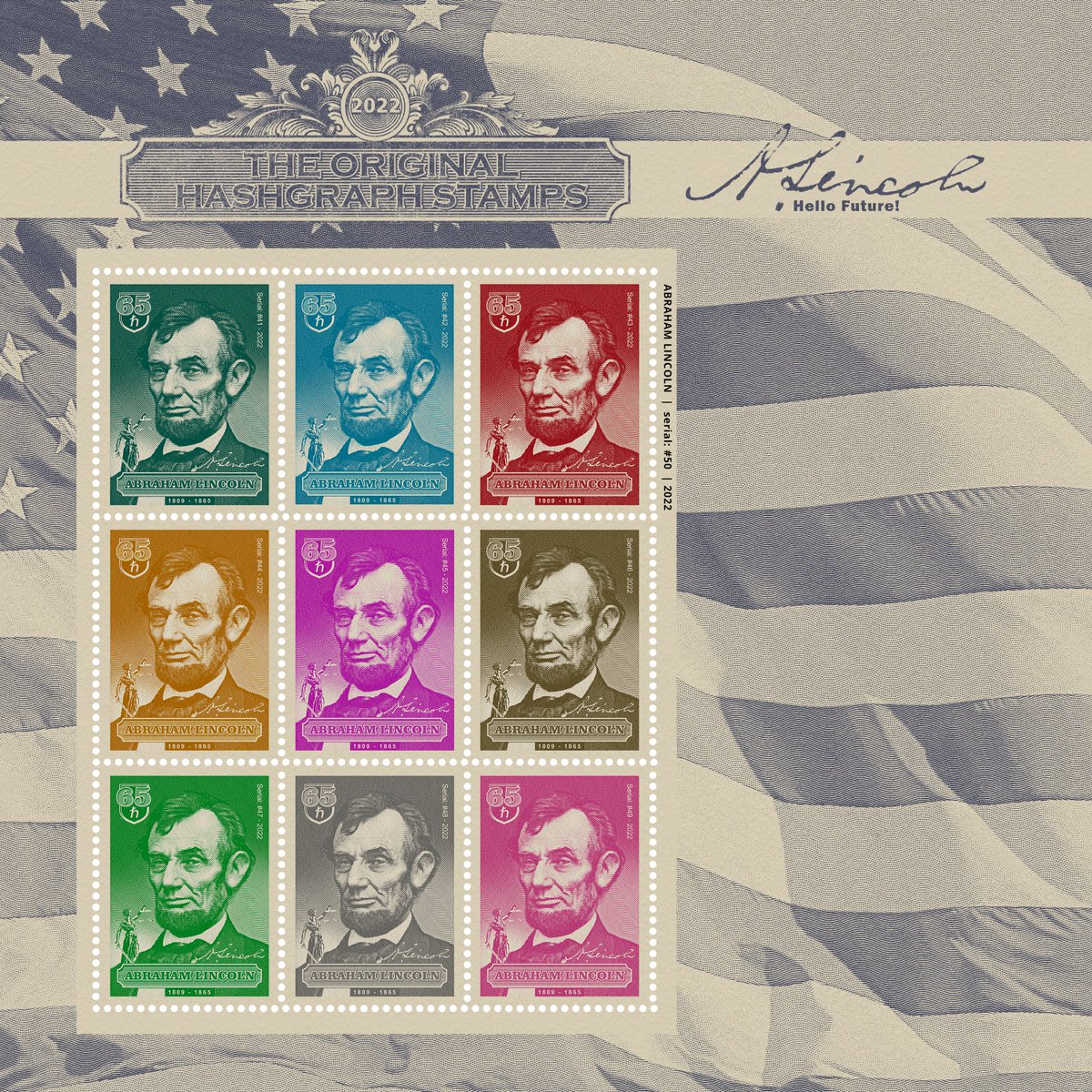 Abraham Lincoln stamps will finally drop TODAY @ 8:30 GMT / 3:30 EST / 12:30 PST (PM) on hashaxis.com/creator/Catali…

#HBARNFTs #HBARbarians #NFTCommunity #HBAR #Hedera #HederaNFT #NFTdrop #NFTs #NFTdrop