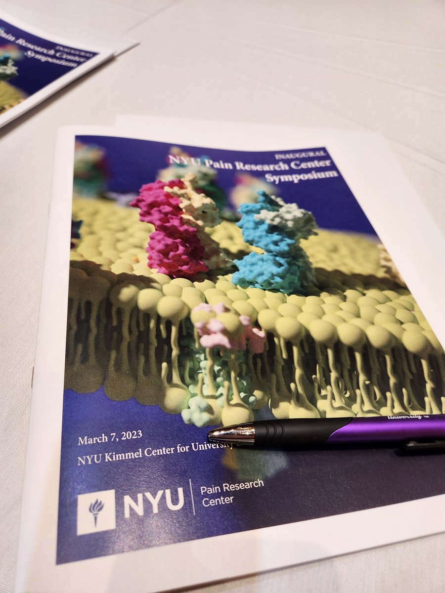 It's today!!! Ready for the Inaugural NYU Pain Research Center Symposium! 😎