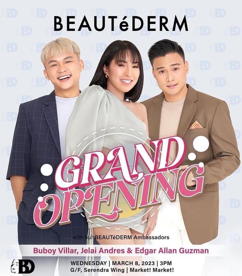 ramsdavid's tweet photo. Kitakits Bukas mga Mi Loves, 3 PM, Market Market. Kasama Ang ating KaCircle, Ms Jelai Andres para sa Beautederm Grand Opening 🥰 #beautedermcorporation @JelaiAndres #miloves #jelaiandres #artistcircle https://t.co/AtP8NQOjRv