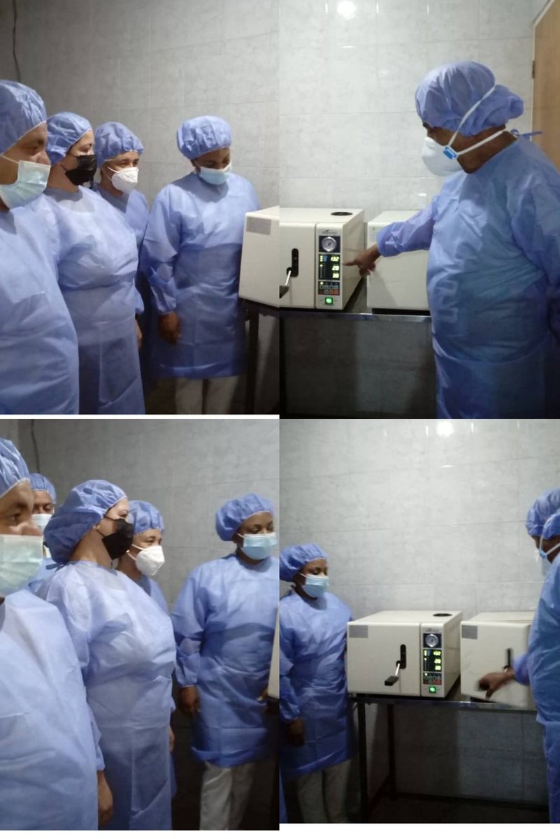 Se imparte taller de Esterilización desde <a href="/CDIDra_KellyAnn/">CDI Dra. Kelly Ann Lordz Pacheco</a> "orgullo de nuestra profesión"personal de Enfermería siempre a la vanguardia.#CubaPorLaVida <a href="/Cubacooperabol2/">Brigada Médica 🇨🇺 Bolívar🇻🇪</a> <a href="/cubacooperaven/">Brigada Médica Cubana en Venezuela</a> <a href="/AdanVillavicen5/">Adan Villavicencio Guzmán</a> <a href="/danialegra79/">@Danialegra79</a> <a href="/LCharadan/">Lisandra Charadan</a>