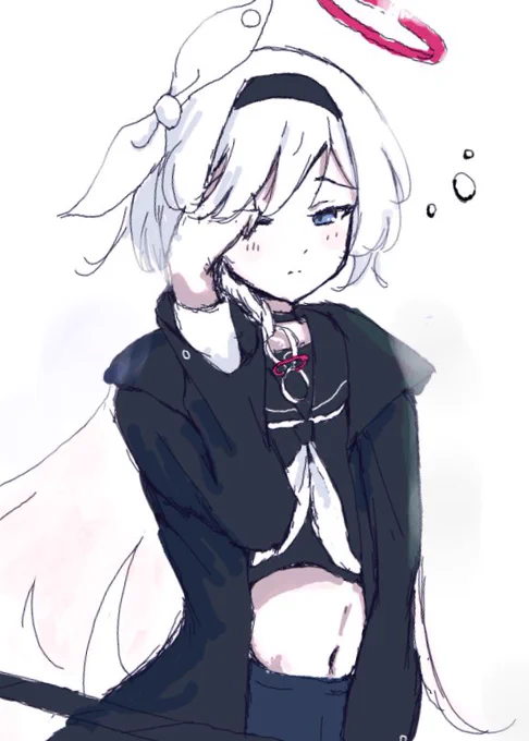 絵チャ色彩アロナちゃん!#ブルアカ 