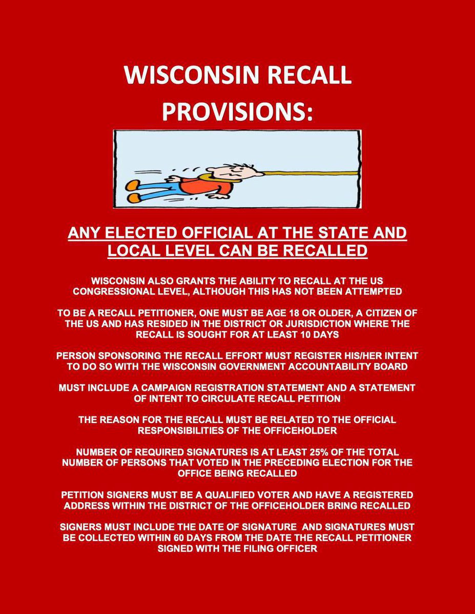 MrSausageGet's tweet photo. Wisconsin
Recall Robin Vos!
Recall all RINOS in the state legislature!
While you’re at it, demand they eliminate the Wisconsin Elections Commission (WEC), an unelected leftist organization filled with corruption!
#Wisconsin #saveWI #wethepeople #TossVos #AbolishtheWEC https://t.co/cVIST58v0T