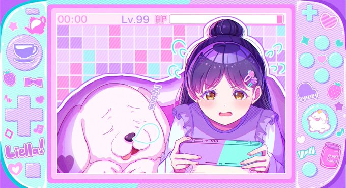 「女の子 携帯ゲーム機」のTwitter画像/イラスト(新着)｜4ページ目