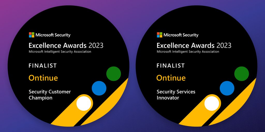 We’re honored to announce that we have been named a finalist for TWO of the #Microsoft Security Excellence Awards:  Security Services Innovator & Security Customer Champion. 

Read our full announcement: bit.ly/3muHl3h

#MISA #MicrosoftSecurity #MSFTPartner