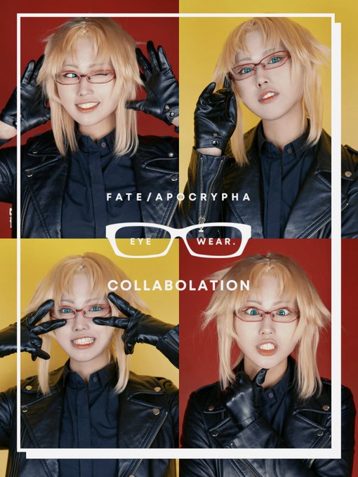 【cosplay】🟥🟨🟥🟨🟥🟨🟥🟨Fate/Apocryphaモードレッド眼鏡コラボver.👓🟥🟨🟥🟨🟥🟨🟥🟨P: 