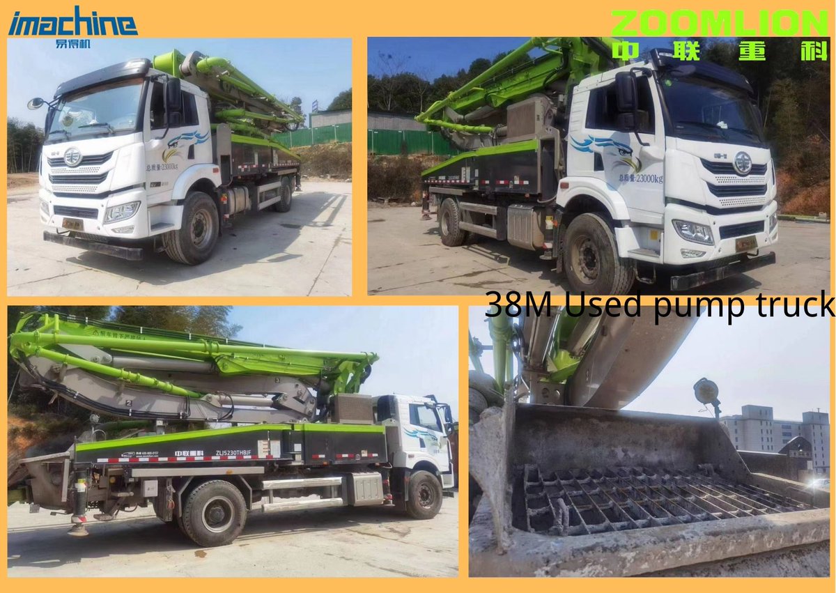 Imachinemall's tweet photo. ‼️Daily Recommendation‼️
Zoomlion 38M Used Pump Truck
📅Year of manufacture: 2021📅
✔Support video conference to see the real-time operation of the machine, price cheap, quality great, logistics guarantee.
Wishing friends business💰💰💰
Website🌐https://t.co/3Pnp0VIDxt https://t.co/g28LUU9XzT