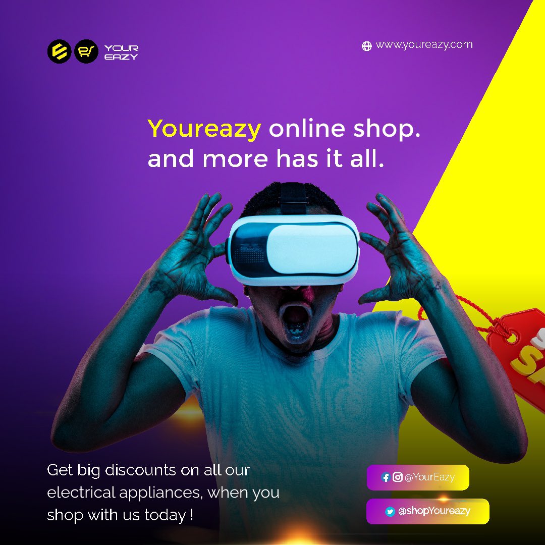 ShopYoureazy's tweet photo. You can’t find it anywhere else, so why not get it here? We’ve got everything you need for a successful shopping spree. Shop now 🛒🛍️ https://t.co/uh6Nf1t8BM