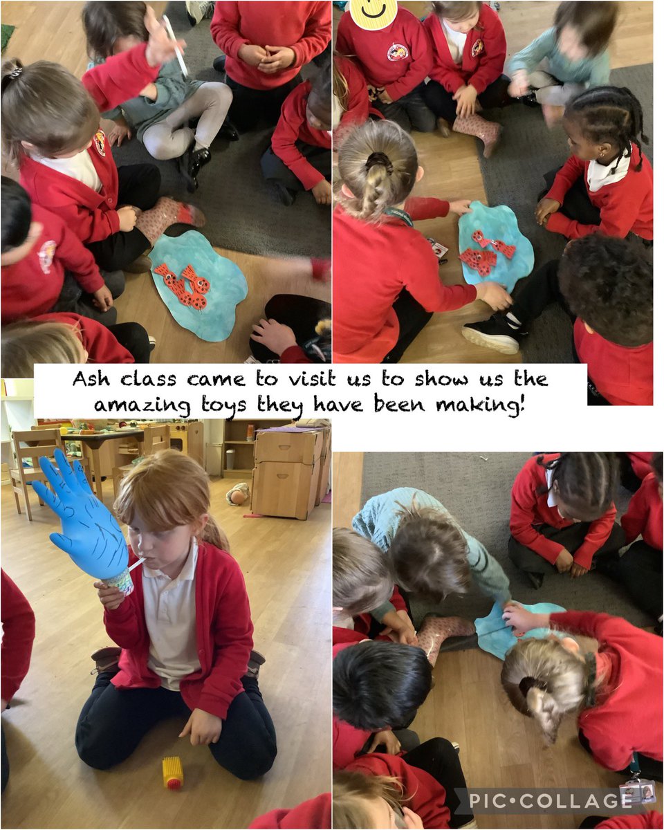 MoorlandNursery's tweet image. How exciting today some of Ash class came to show us the fantastic toys they have designed!
#lovelylearning #inquirybasedlearning #newcurriculum.